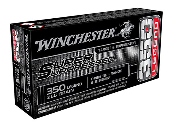 Winchester Ammo SUP350 Super Suppressed 350 Legend 255gr Open Tip Range 20 view 2