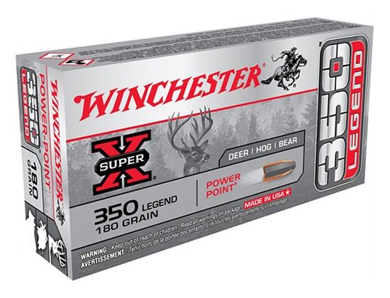 Winchester Ammunition Power Point Rifle 350 Legend 180 gr. PSP 2100 fps 20/ view 2