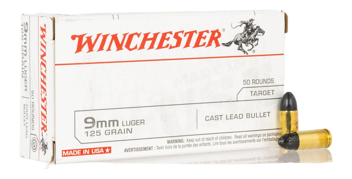 Winchester Ammunition Usa9mm125 9mm Target Clb 125gr 50/10
