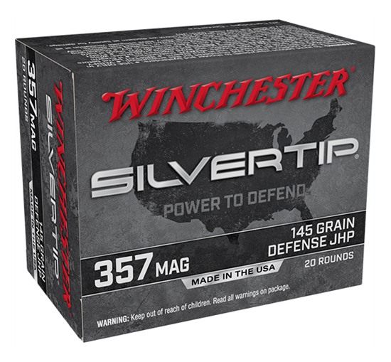 Winchester Ammunition Ammo W357ST Silvertip 357 Mag 145gr Jacket Hollow Poi view 2