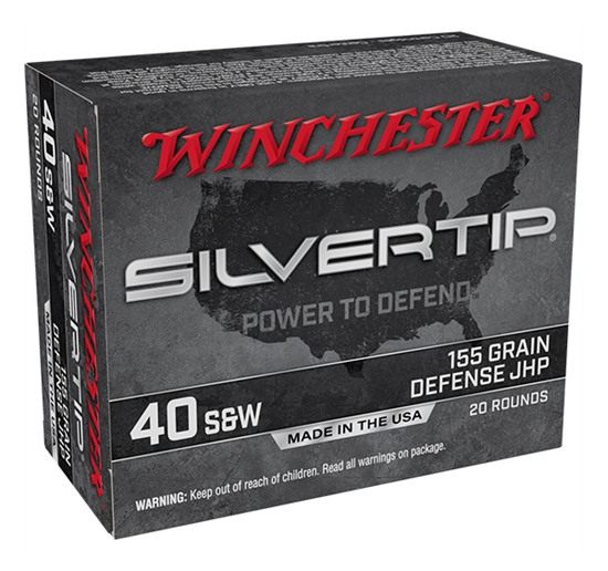 Winchester Ammunition Ammo W40SWST Silvertip 40S W 155gr Jacket Hollow Poin view 2