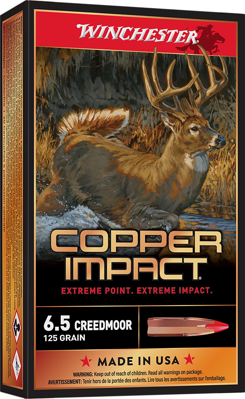 Winchester Ammunition Ammo X65CLF Copper Impact 6.5 Creedmoor 125gr Extreme