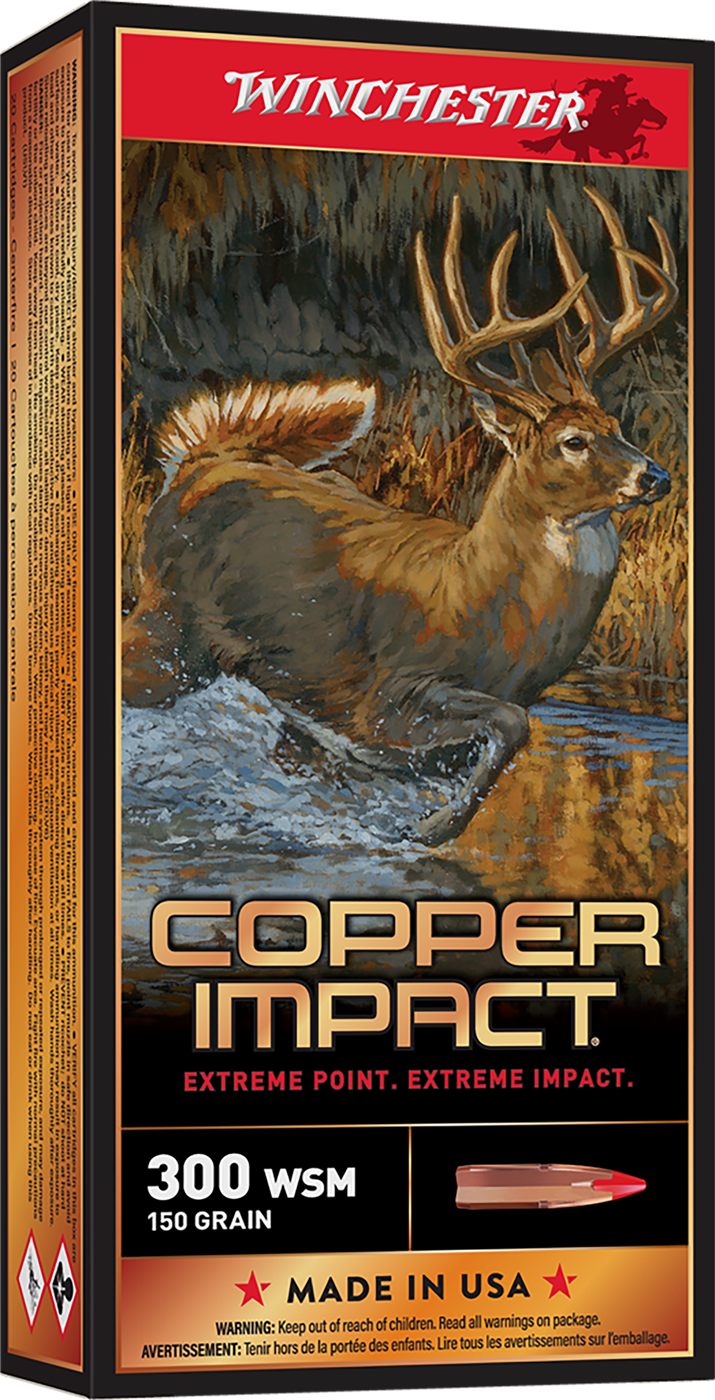 Winchester Ammunition Ammo X300SCLF Copper Impact 300WSM 150gr Extreme Poin