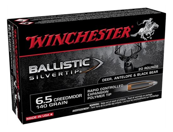 Winchester Ammo SBST65CM Ballistic Silvertip 6.5 Creedmoor 140gr Rapid Cont view 2
