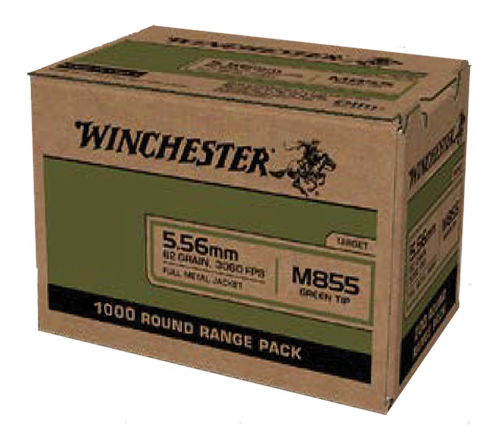 Winchester Ammo WM8551000 USA M855 Green Tip 5.56x45mmNATO 62gr Full Metal view 2
