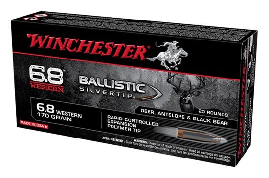 Winchester Ammunition Ammo SBST68W Ballistic Silvertip 6.8 Western 170gr Ra view 2