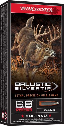 Winchester Ammunition Ammo SBST68W Ballistic Silvertip 6.8 Western 170gr Ra view 3