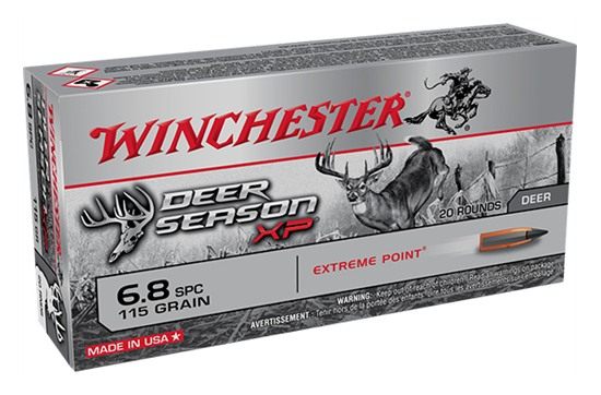 Winchester Ammunition Ammo X68SPCDS Deer Season XP 6.8mmRemSPC 115gr Extrem view 2