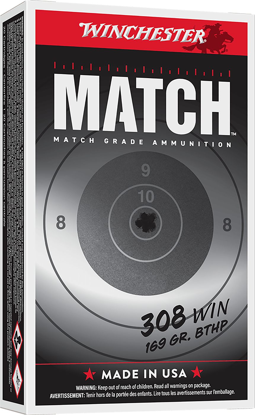 Winchester Ammunition Ammo S308M2 Match Elite Marksman 308 169gr Sierra BTH