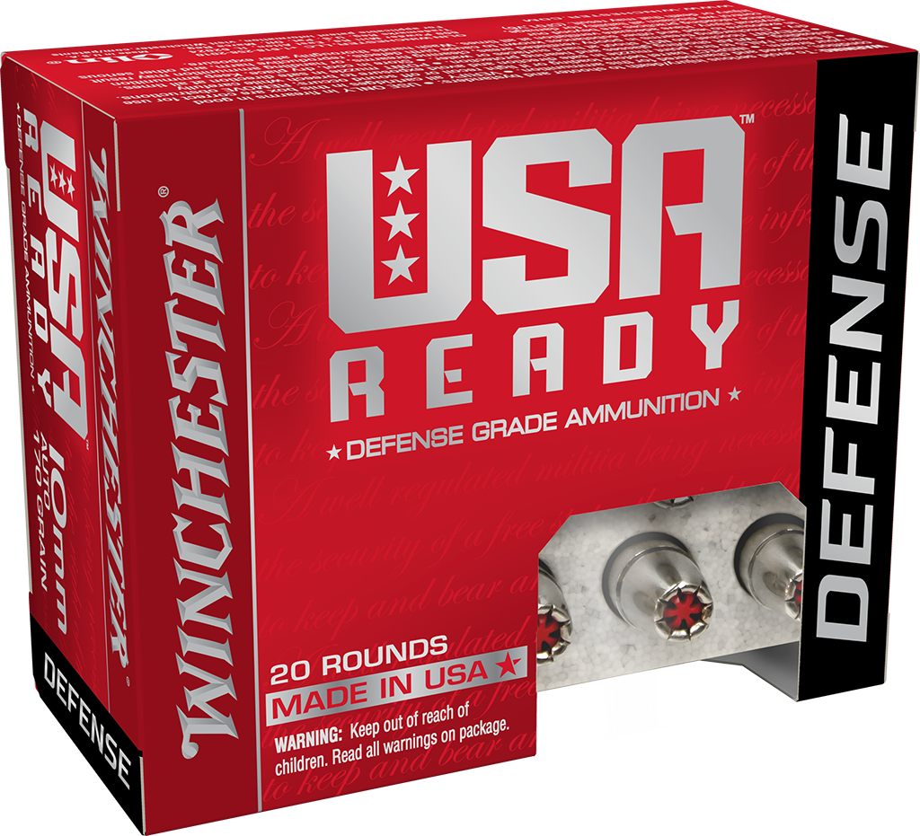 Winchester Ammunition Ammo RED10HP USA Ready 10mmAuto 170gr Hex Vent Hollow