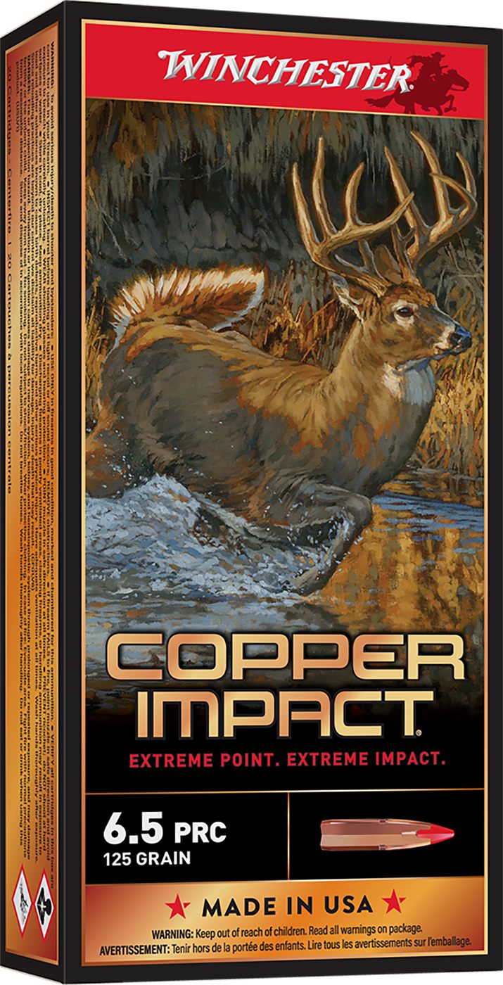 Winchester Ammunition Ammo X65PCLF Copper Impact 6.5PRC 125gr Extreme Point