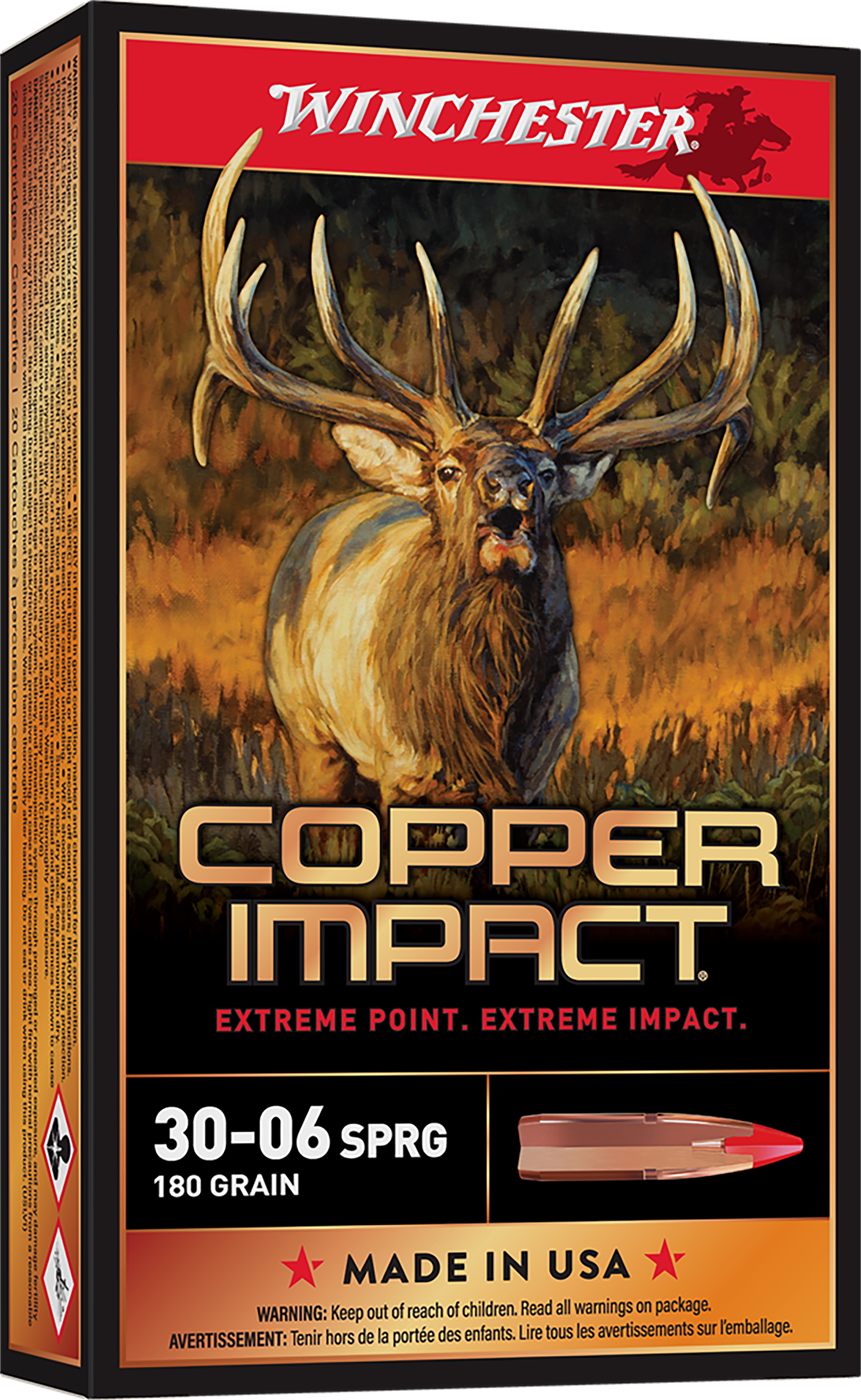 Winchester Ammunition Ammo X3006CLF2 Copper Impact 30-06 Springfield 180gr