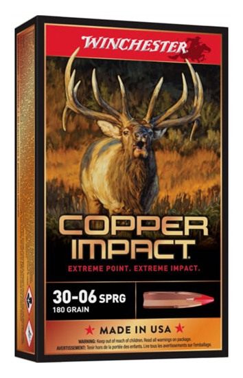 Winchester Ammunition Ammo X3006CLF2 Copper Impact 30-06 Springfield 180gr view 2