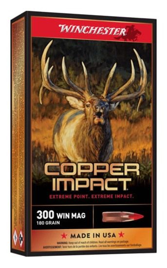 Winchester Ammo X300CLF2 Copper Impact 300 WinMag 180gr Extreme Point Lead view 2