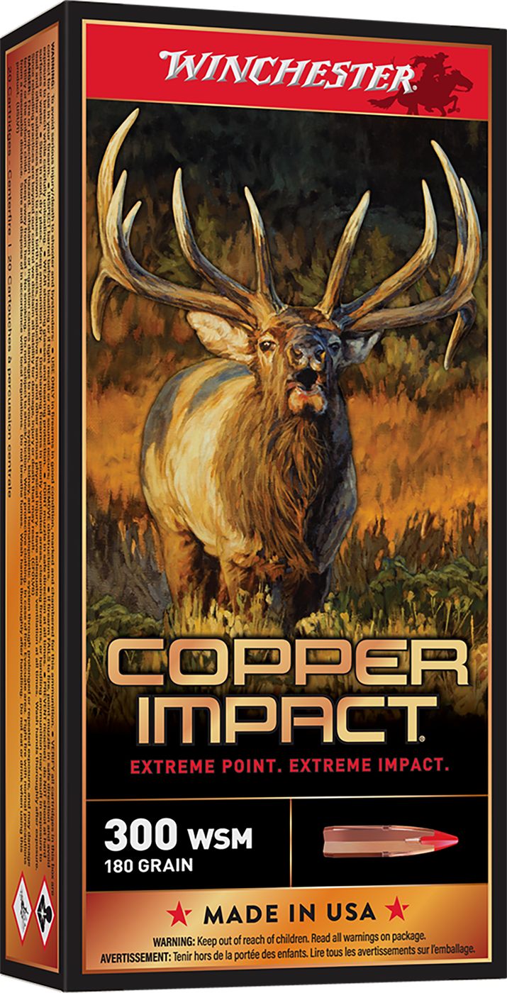 Winchester Ammunition Ammo X300SCLF2 Copper Impact 300WSM 180gr Extreme Poi
