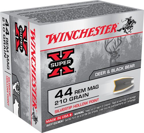 Winchester Ammunition Ammo W44MST Silvertip 44 RemMag 210gr Jacketed Hollow view 2