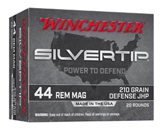 Winchester Ammunition Ammo W44MST Silvertip 44 RemMag 210gr Jacketed Hollow view 3