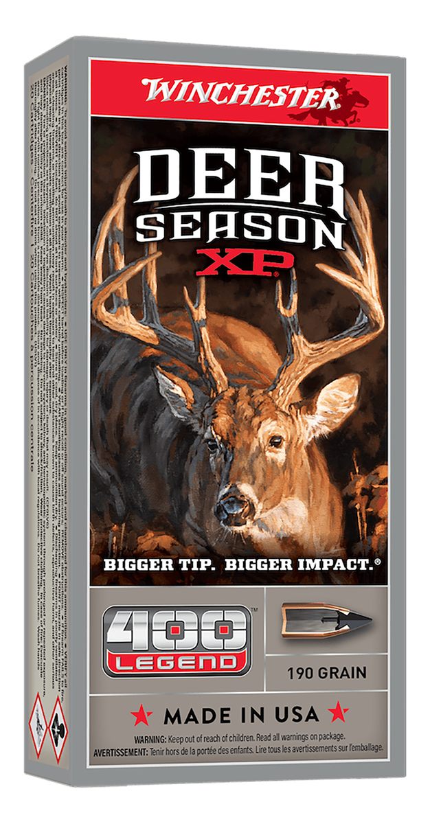 Winchester Ammo X400DS Deer Season XP 400 Legend 190gr 20 Per Box/10 Case