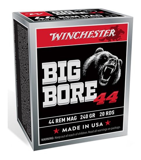 Winchester Ammunition Ammo X44MBB Big Bore 44 RemMag 240gr Semi Jacketed Ho view 2