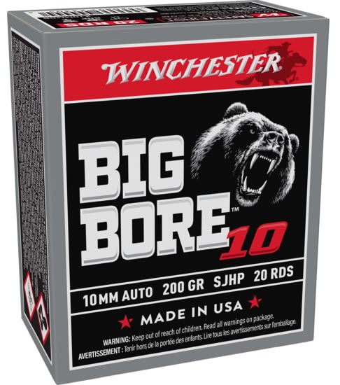 Winchester Ammunition Ammo X10MMBB Big Bore 10mmAuto 200gr Semi Jacketed Ho view 2