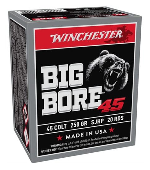 Winchester Ammunition Ammo X45CBB Big Bore 45 Colt 250gr Semi Jacketed Holl view 2