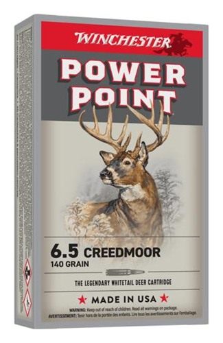 Winchester Power Point Rifle Ammunition 6.5 Creedmoor 140gr PSP 2730 fps 20 view 2