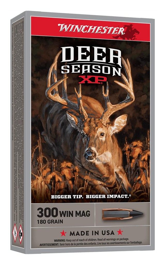 Winchester Ammunition Deer Season XP Rifle .300 Mag 180gr PT 2950 fps 20/ct