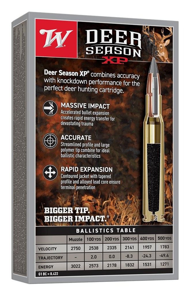 Winchester Ammunition Ammo X3006DS2 Deer Season XP 30-06 Springfield 180gr view 2