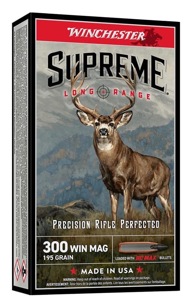 Winchester Ammunition Supreme Long Range Rifle .300 Mag 195gr PT 2900 fps 2 view 2
