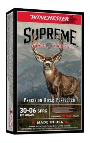 Winchester Supreme Long Range Rifle Ammunition .30-06 Sprg 195gr PT 2570 fp view 2