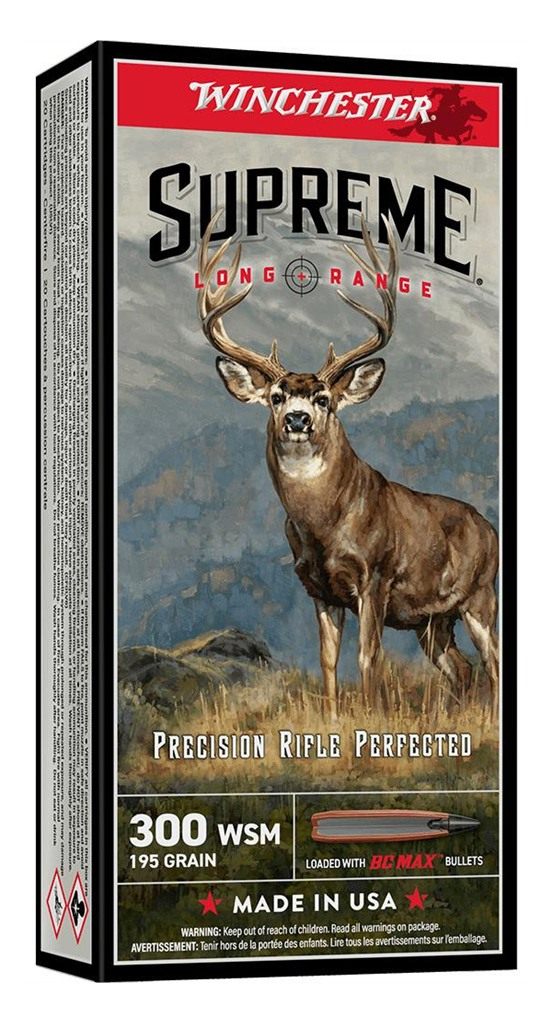 Winchester Ammunition Supreme Long Range Rifle .300 WSM 195gr PT 2900 fps 2 view 2