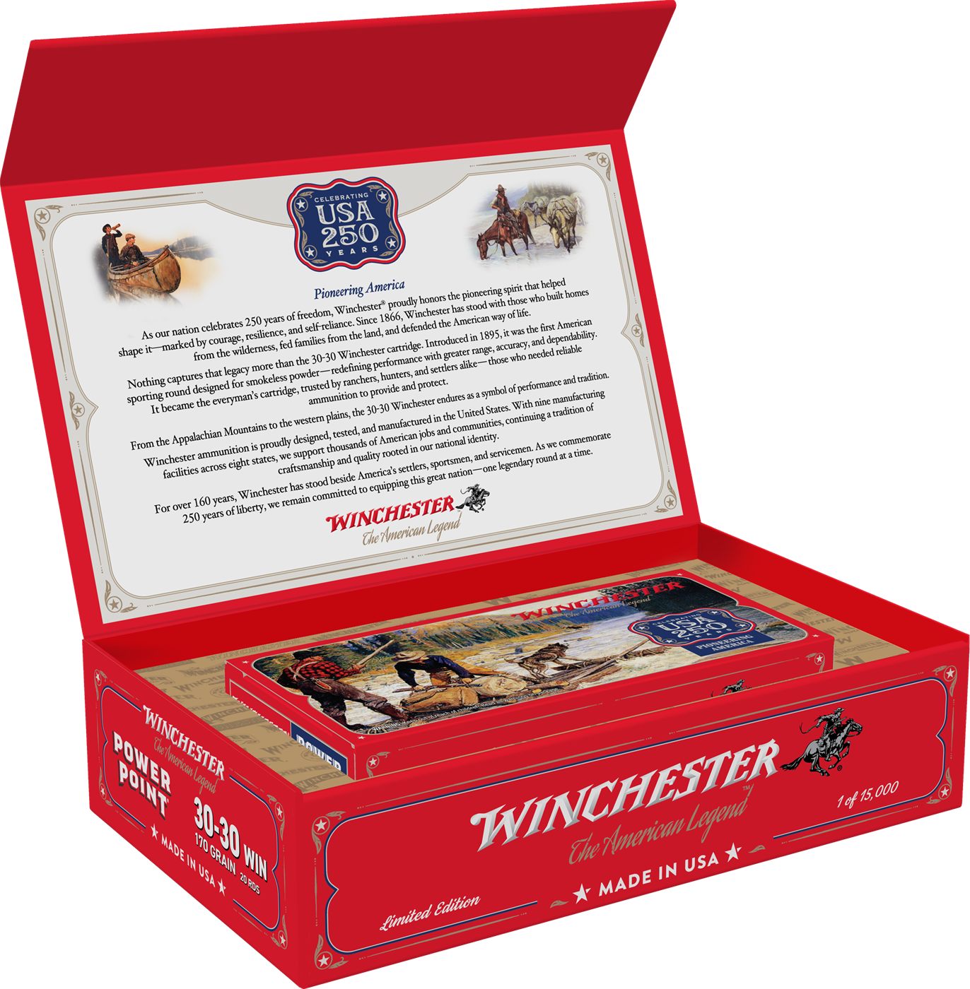 Winchester Ammunition Ammo X3030250 USA 250th Commemorative Box Series 30 1