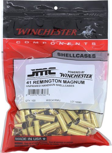 Winchester Ammunition Ammo WSC41RMU Unprimed Cases 41 RemMag Handgun Brass
