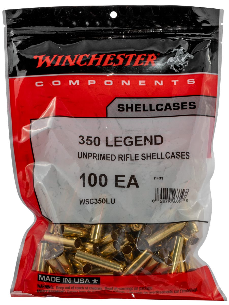 Winchester Ammunition Ammo WSC350LU Unprimed Cases 350 Legend Rifle Brass 1