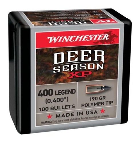 Winchester Bulk Components Deer Season XP Rifle Bullets 400 Legend 190 gr 1