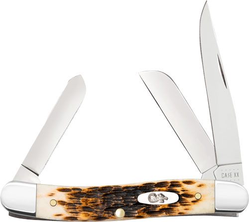 Case 00042 Stockman Medium 2.57in/1.88in/1.71in Folding Clip Point/Sheepsfo view 2