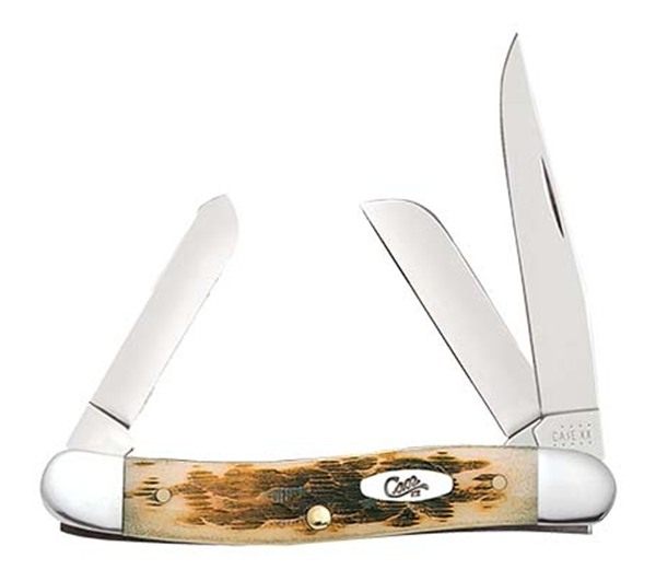 Case 00042 Stockman Medium 2.57in/1.88in/1.71in Folding Clip Point/Sheepsfo view 3