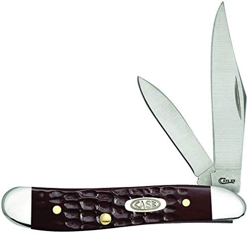 Case WR XX Pocket Knife Brown Synthetic Jigged Peanut Item 046 - (6220 SS) view 2