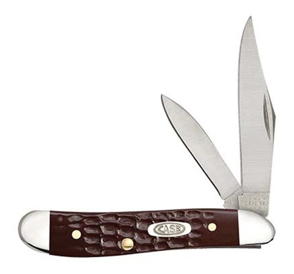 Case WR XX Pocket Knife Brown Synthetic Jigged Peanut Item 046 - (6220 SS) view 3