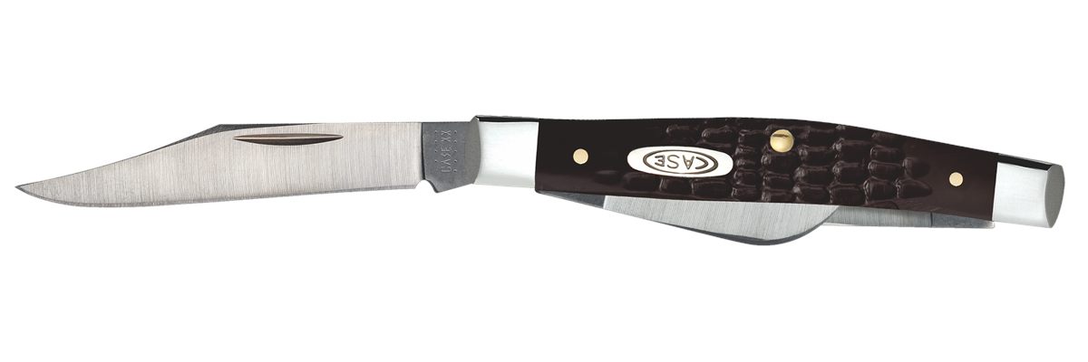 Case 00081 Stockman Small 2in/1.5in/1.49in Folding Clip/Sheepfoot/Pen Plain