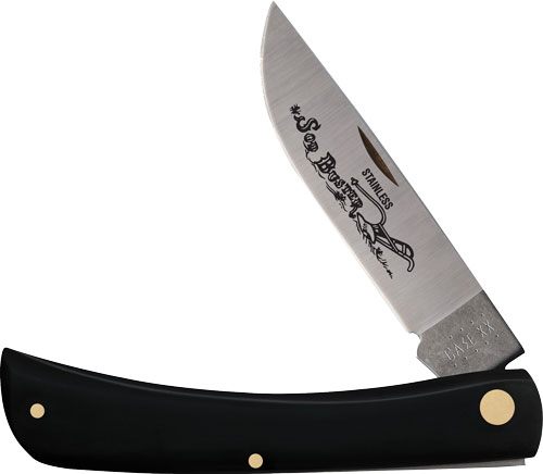 WR Case Sons Cutlery 00092 Sod Buster 3.70in Folding Skinner Plain Etched A view 2