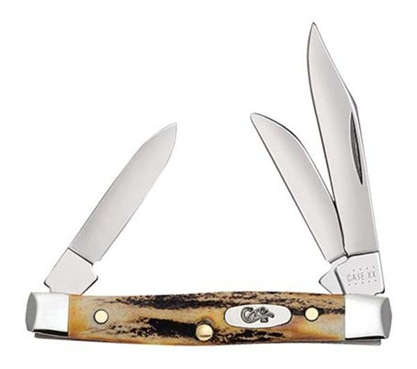 CASE KNIVES GENUINE STAG SMALL STOCKMAN view 2