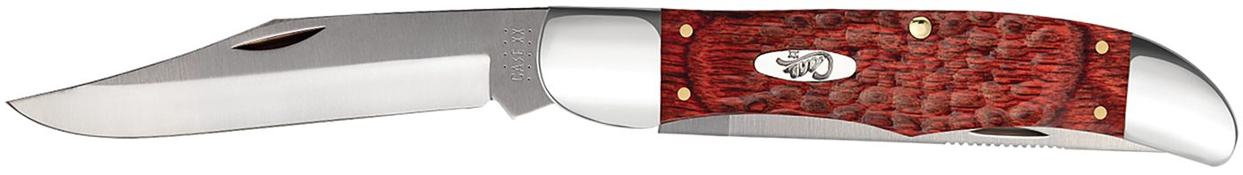 Case 00189 Hunter 4.10in Folding Clip/Skinner Plain As-Ground Tru-Sharp SS