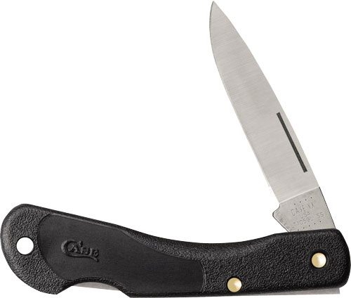 CASE KNIVES LIGHTWEIGHT BLACK SYNTHETIC SMOOTH MINI BLK HORN