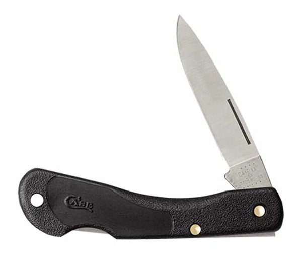 CASE KNIVES LIGHTWEIGHT BLACK SYNTHETIC SMOOTH MINI BLK HORN view 2