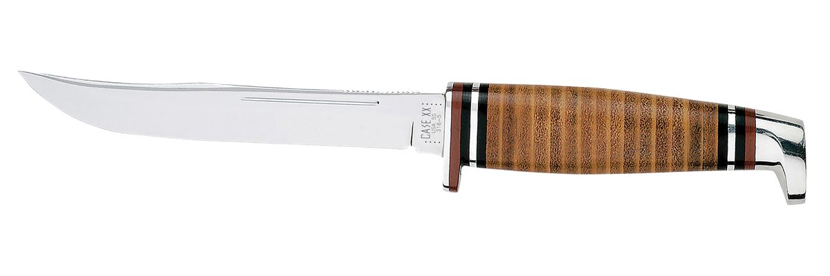 Case WR XX Pocket Knife Fixed Blade Polished Leather Item 381 - (316 5 SS)