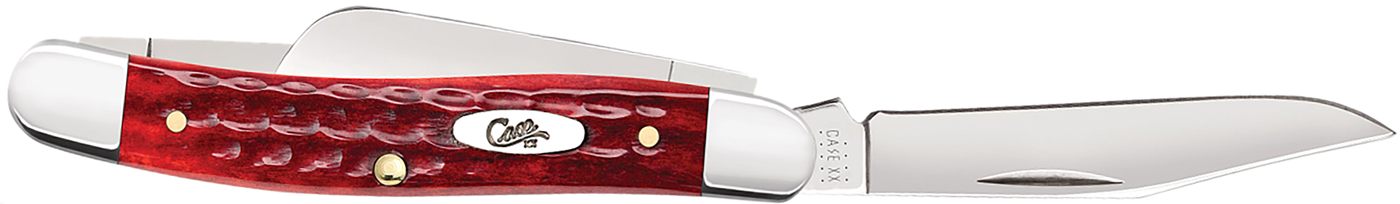 Case WR XX Pocket Knife Worn Old Red Bone Medium Stockman Item 786 - (6318