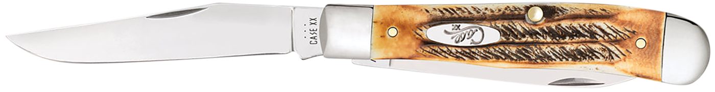 WR Case Sons Cutlery 03573 Trapper 3.25in Folding Clip Point/Spey Plain Mir