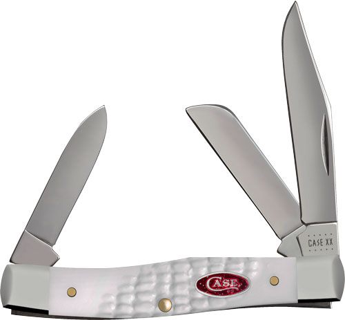 CASE KNIVES WHITE SYNTHETIC SPARXX STD JIG MEDIUM STOCKMAN