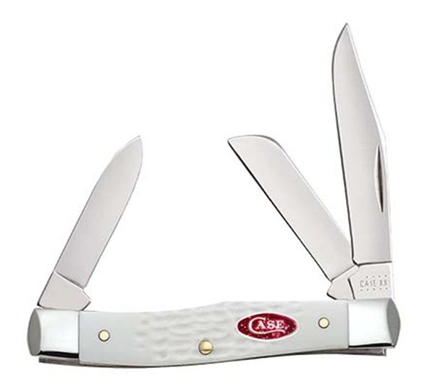 CASE KNIVES WHITE SYNTHETIC SPARXX STD JIG MEDIUM STOCKMAN view 2
